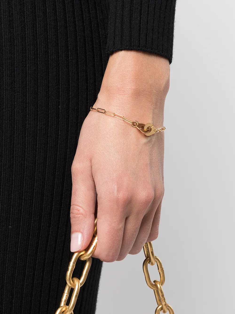 фото Dihn van браслет menottes r10 из желтого золота