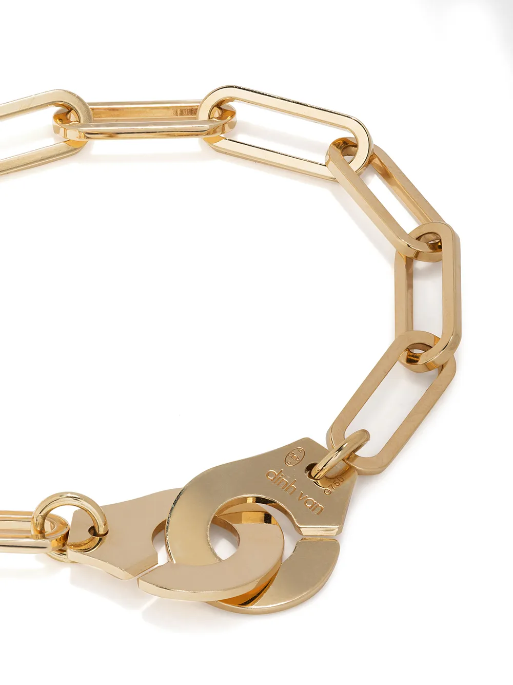 фото Dihn van браслет menottes из желтого золота