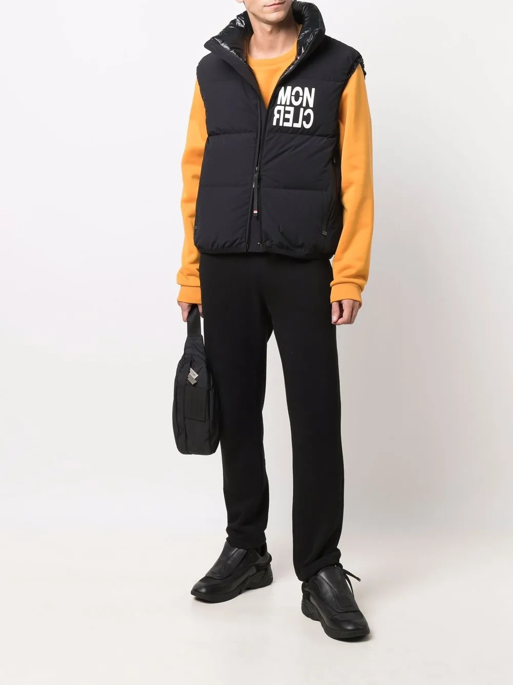 фото Moncler grenoble дутый жилет с логотипом