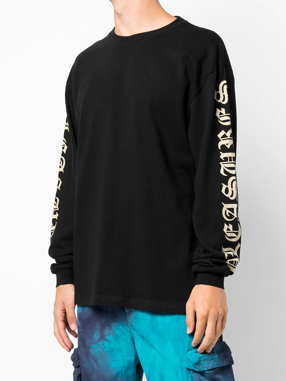 фото Pleasures футболка с длинными рукавами и логотипом