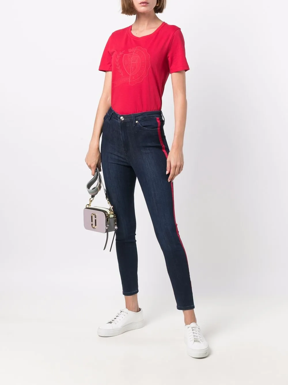 фото Tommy hilfiger джинсы скинни с полосками