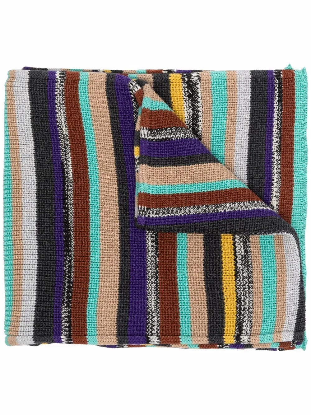 фото Missoni вязаный шарф в полоску