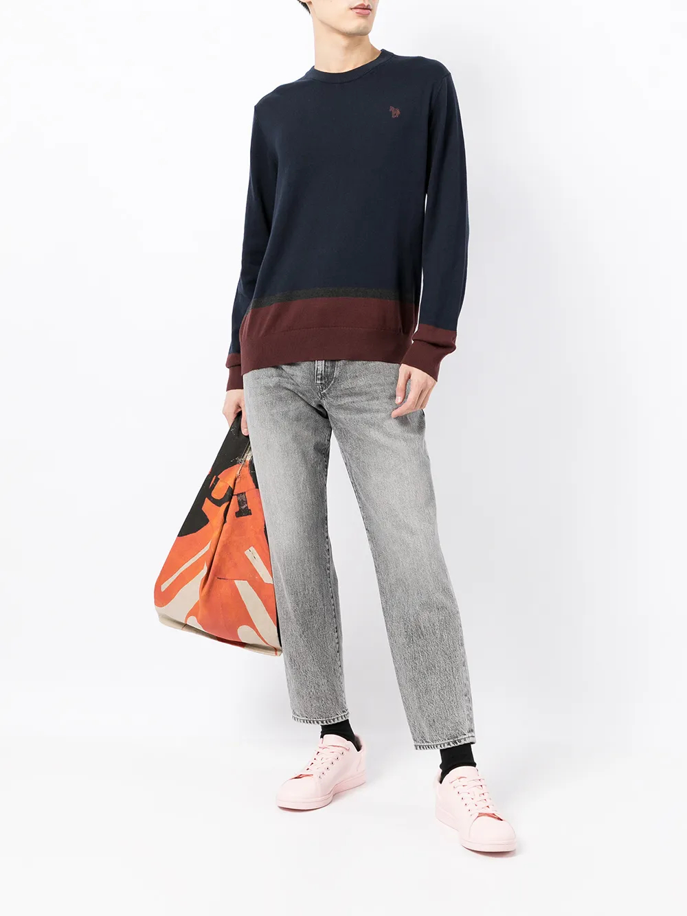 фото Ps paul smith толстовка в стиле колор-блок