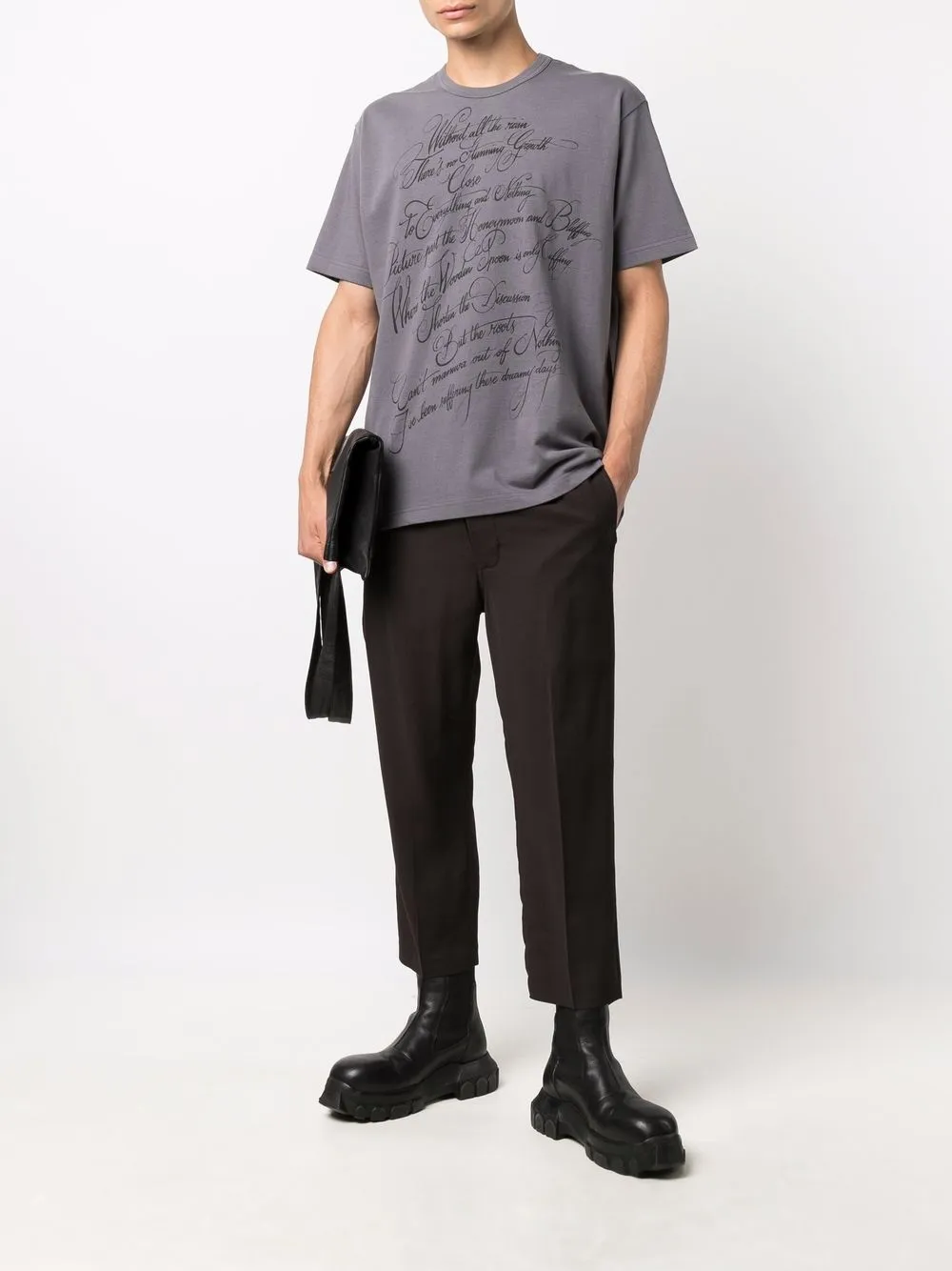фото Junya watanabe man футболка с надписью