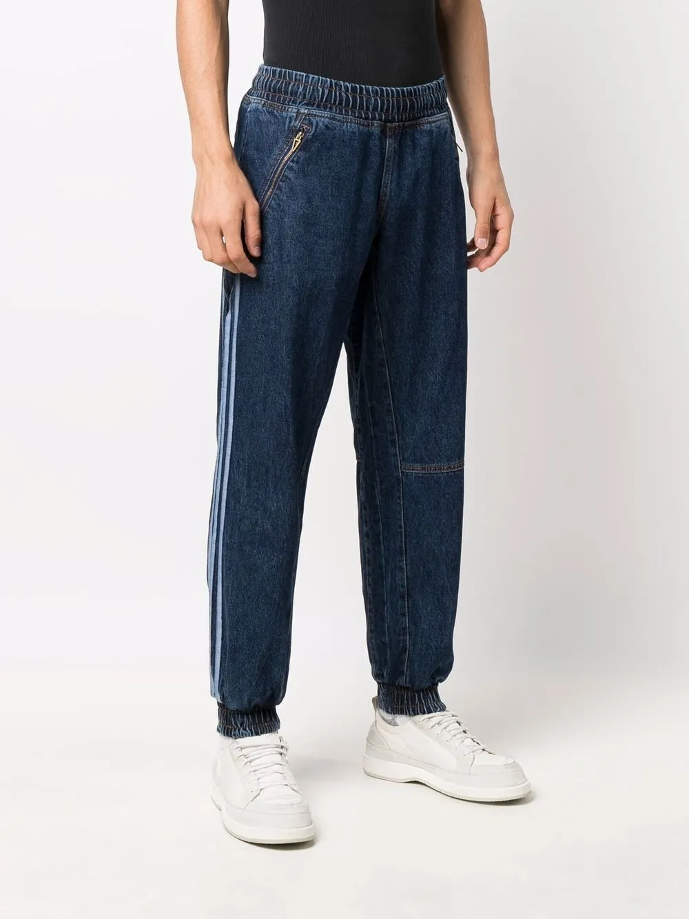 фото Adidas зауженные брюки из денима