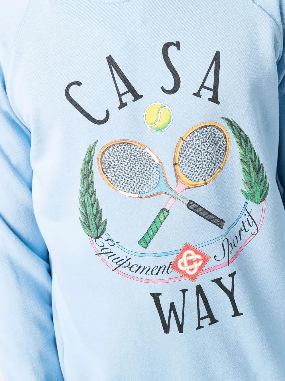 фото Casablanca толстовка tennis club с логотипом