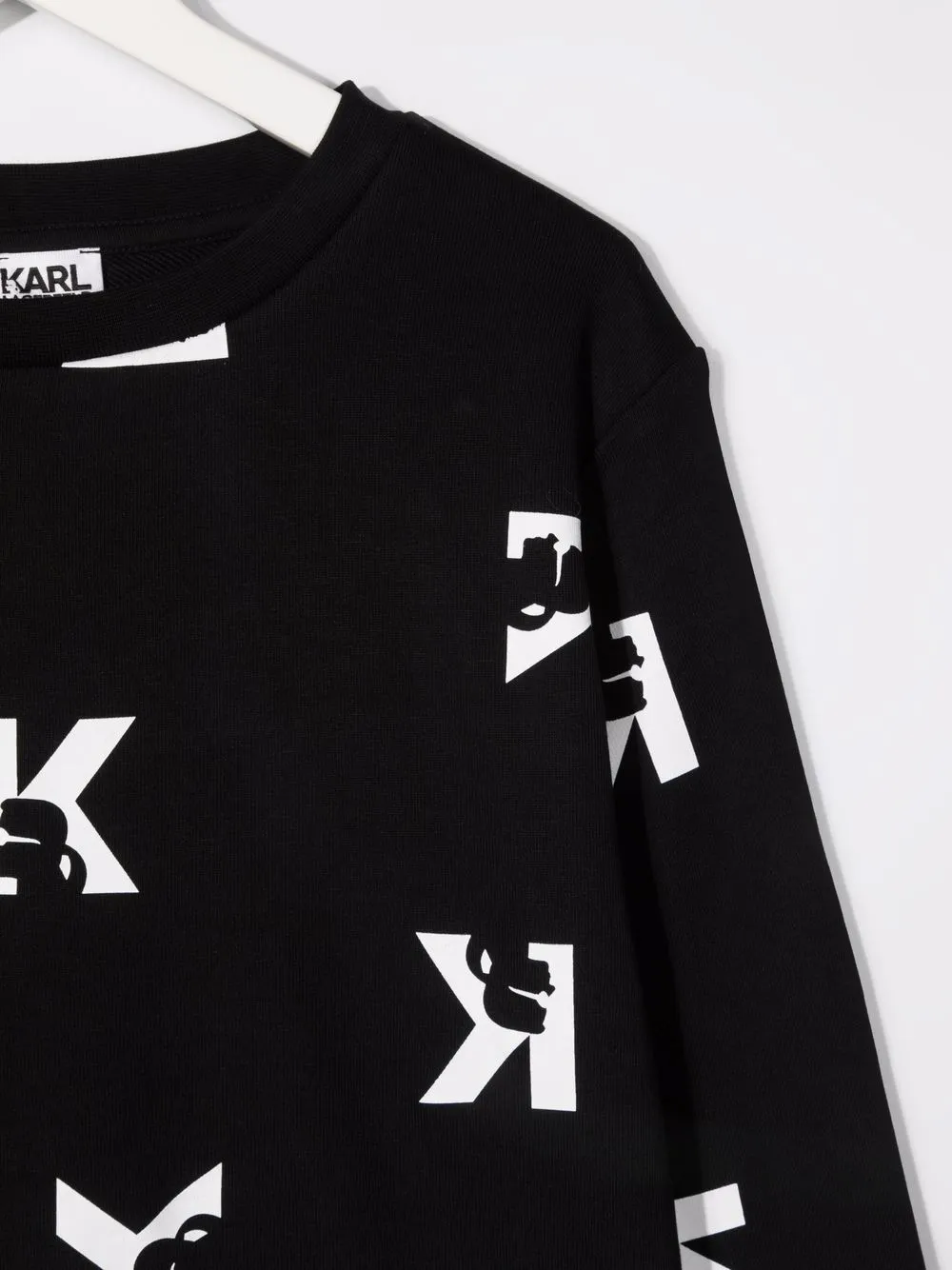 фото Karl lagerfeld kids свитер с логотипом