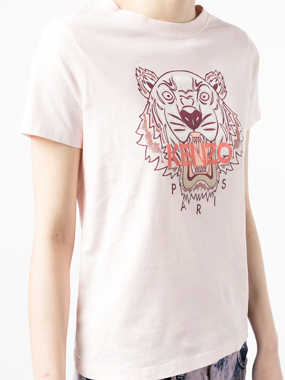 фото Kenzo футболка с принтом tiger