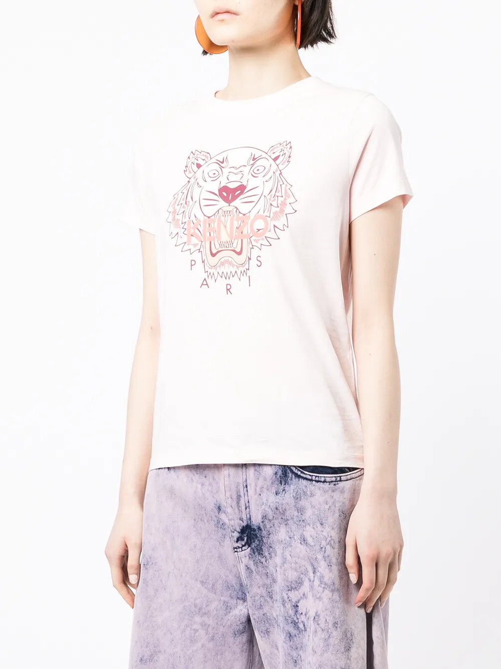 фото Kenzo футболка с принтом tiger