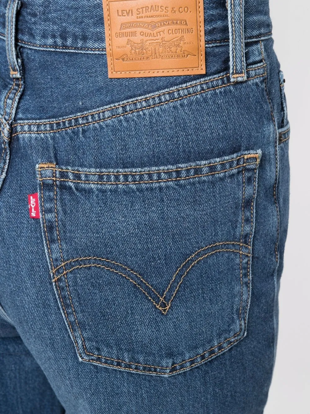 фото Levi's прямые джинсы с завышенной талией