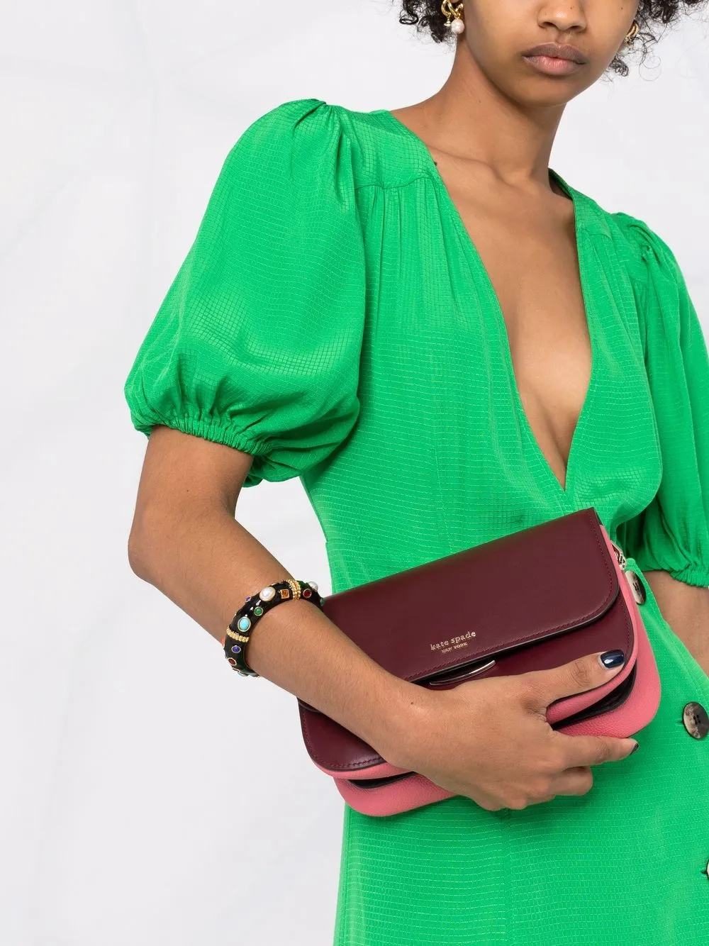 фото Kate spade сумка на плечо в стиле колор-блок