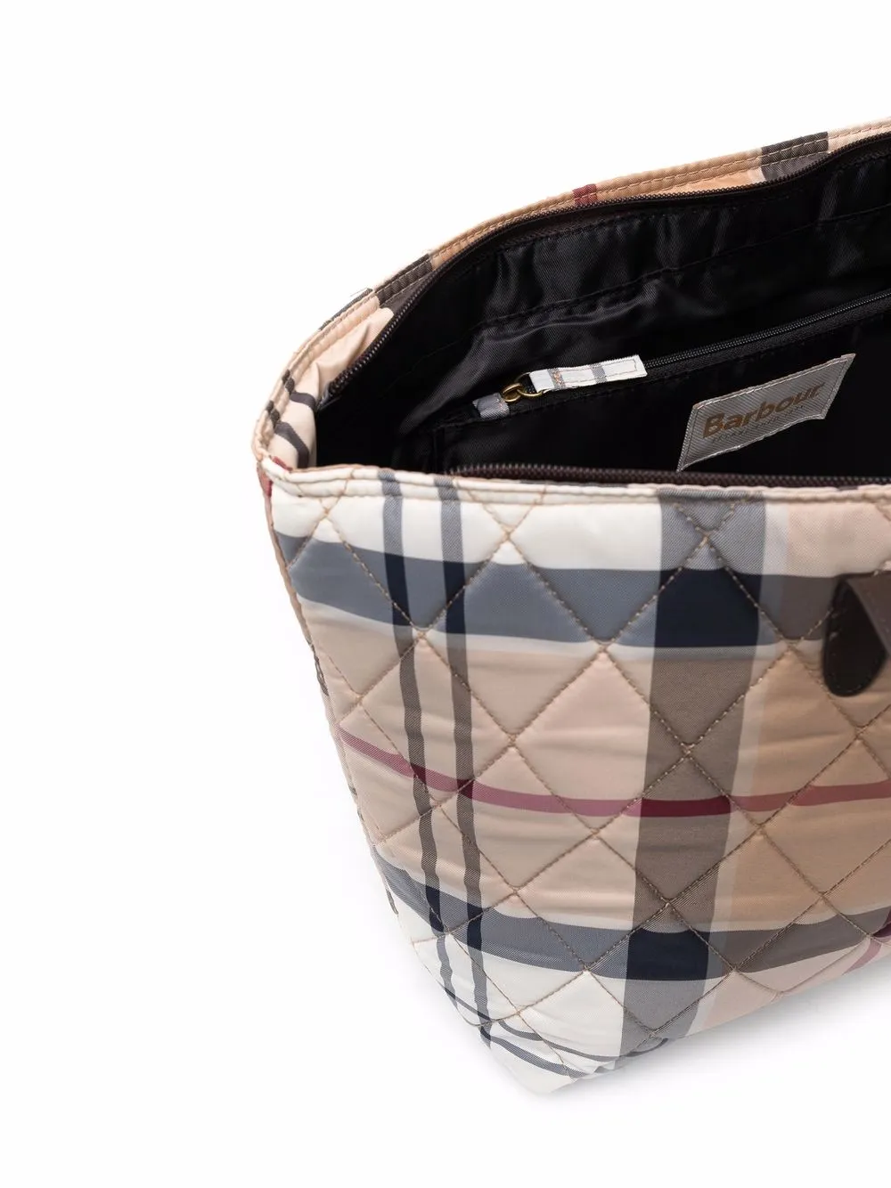 фото Barbour сумка-тоут в клетку тартан