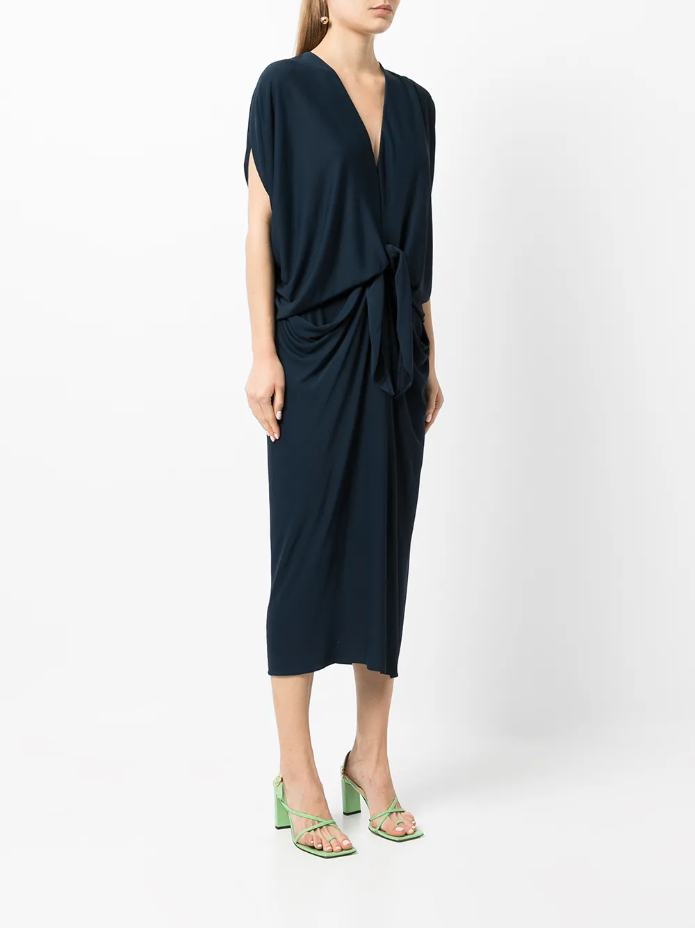 фото Maria grachvogel платье миди с драпировкой