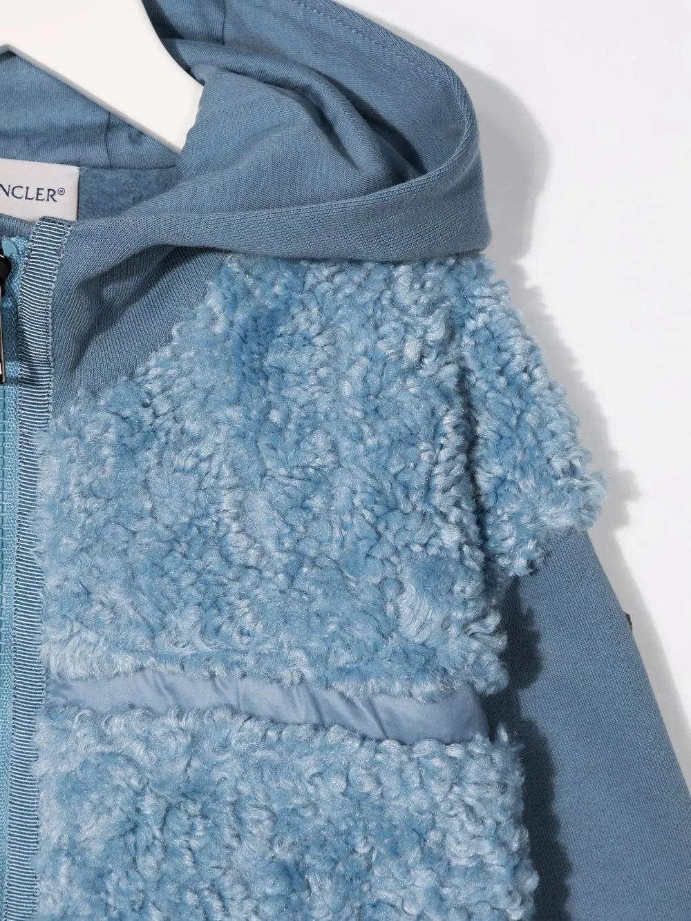 фото Moncler enfant флисовая куртка с капюшоном