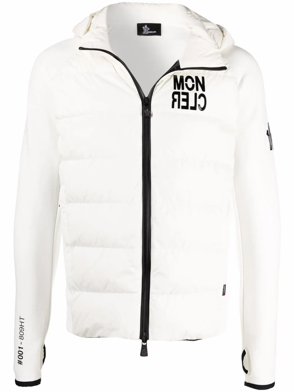 фото Moncler grenoble пуховик с капюшоном и логотипом