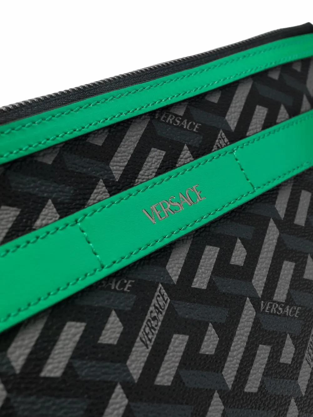 фото Versace сумка-мессенджер с узором la greca