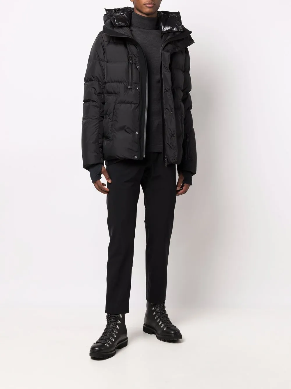 фото Moncler grenoble пуховик с капюшоном