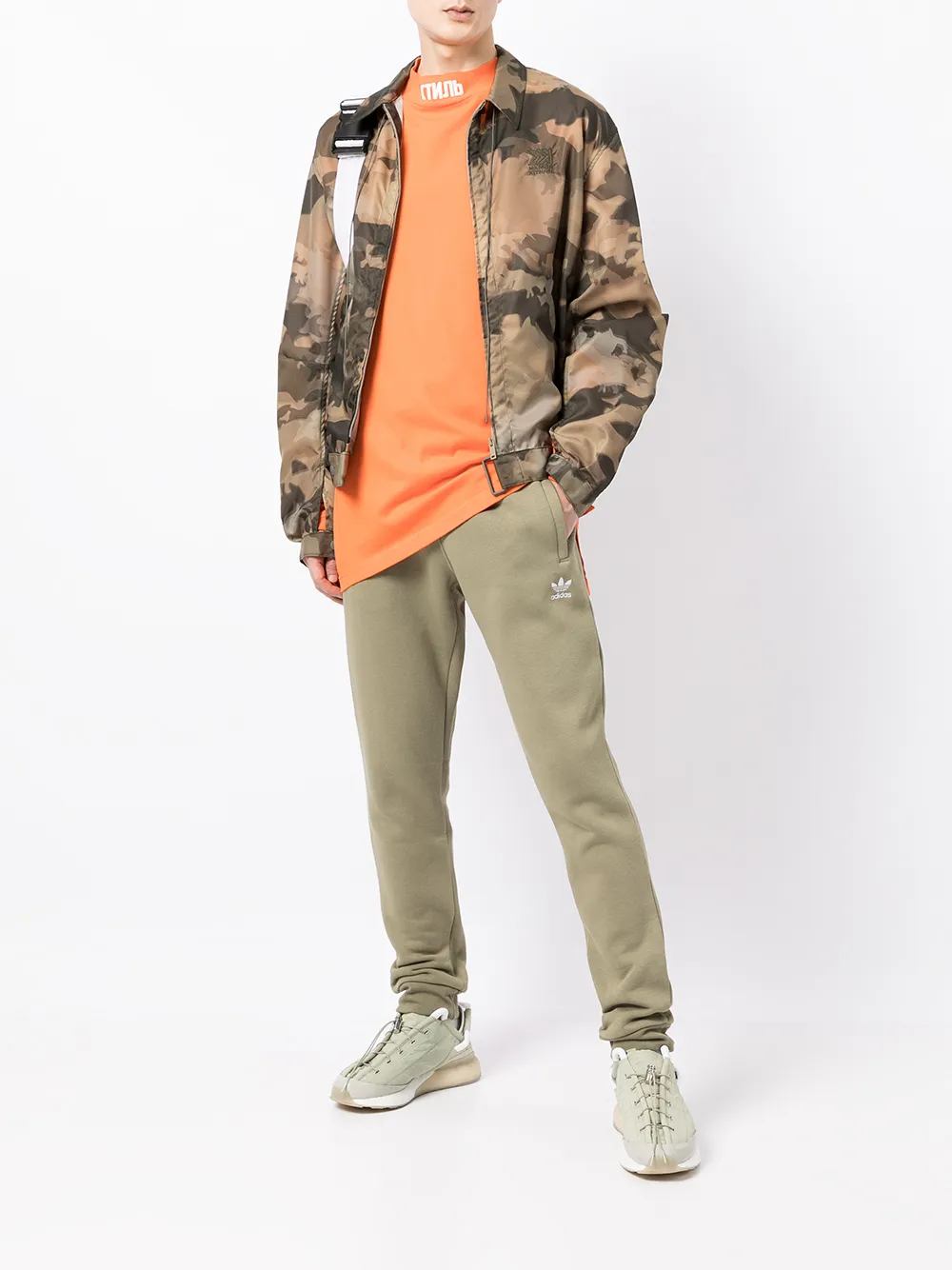 фото Adidas спортивные брюки с вышитым логотипом