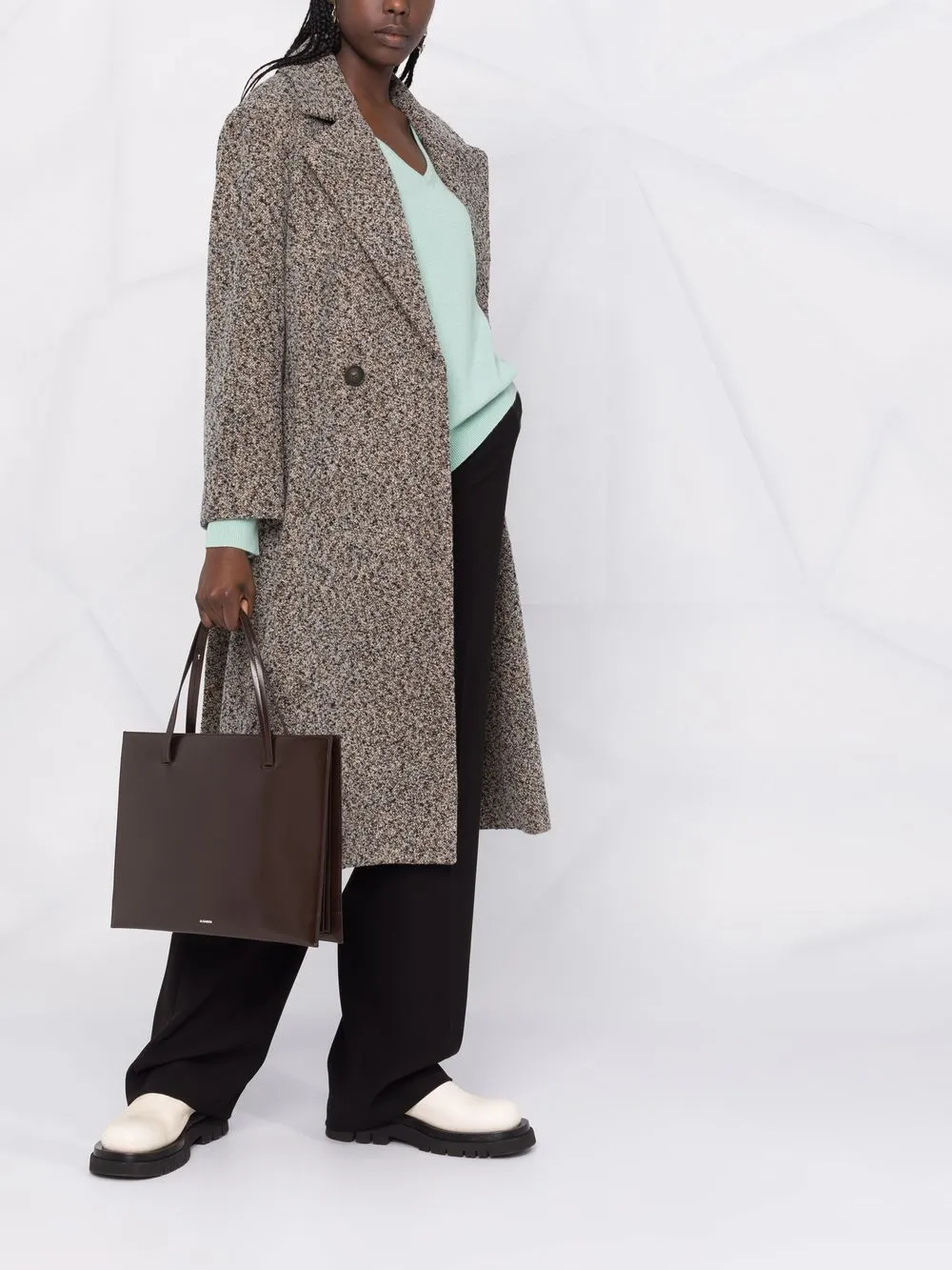 фото Jil sander сумка-тоут с логотипом