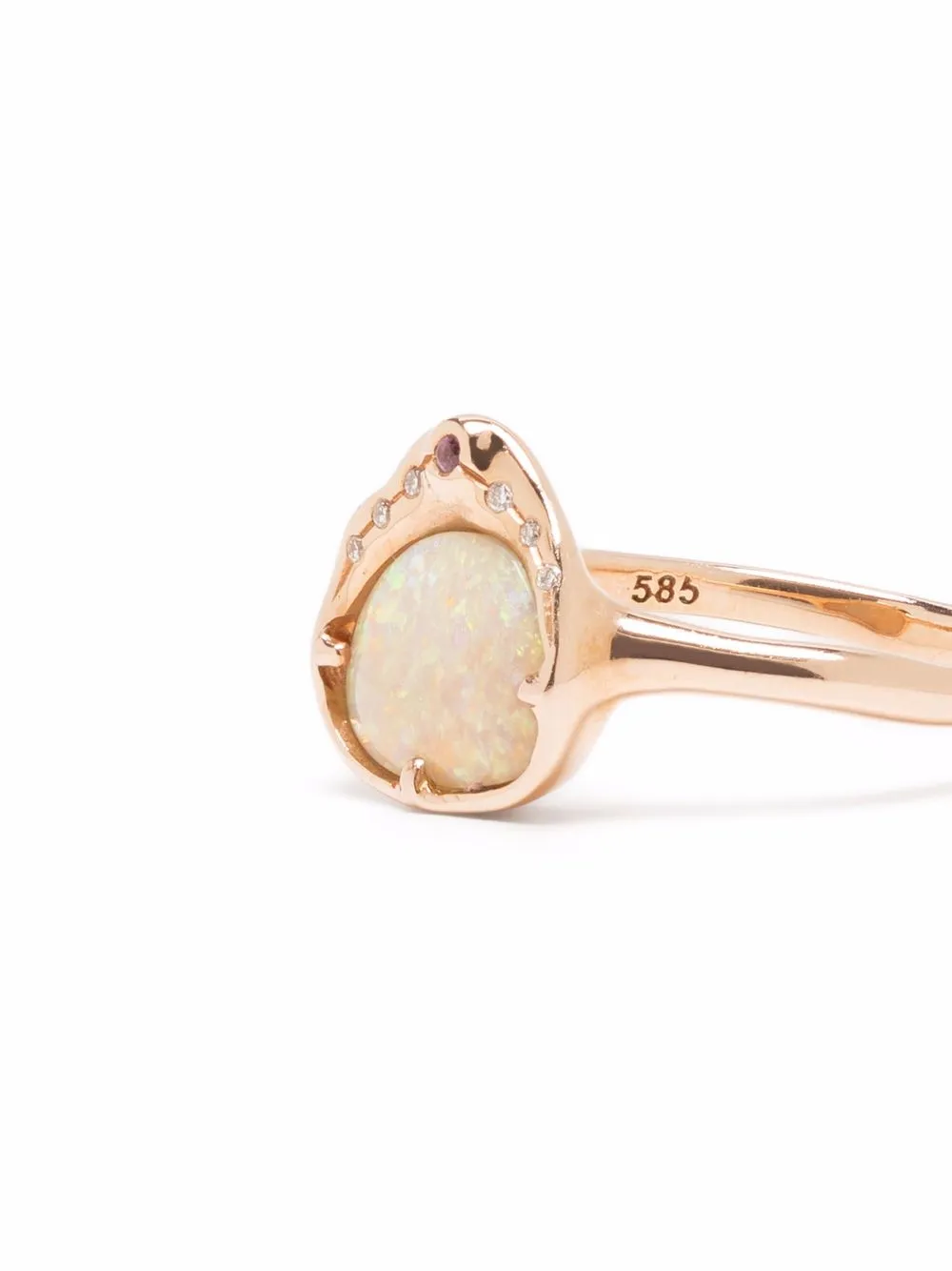 фото Sirciam кольцо sky shower из розового золота с бриллиантами