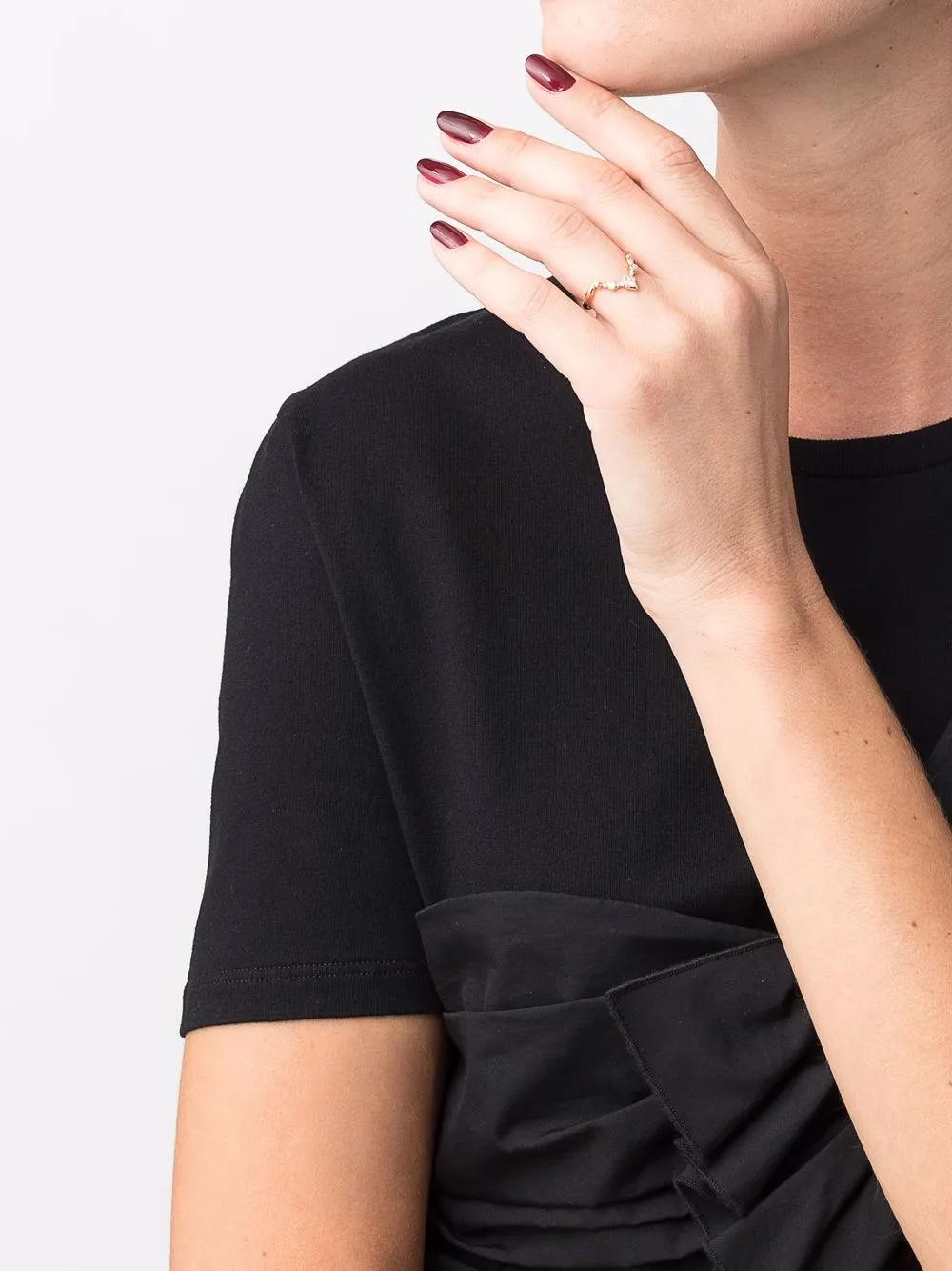 фото Sirciam кольцо ethereal из розового золота с бриллиантами