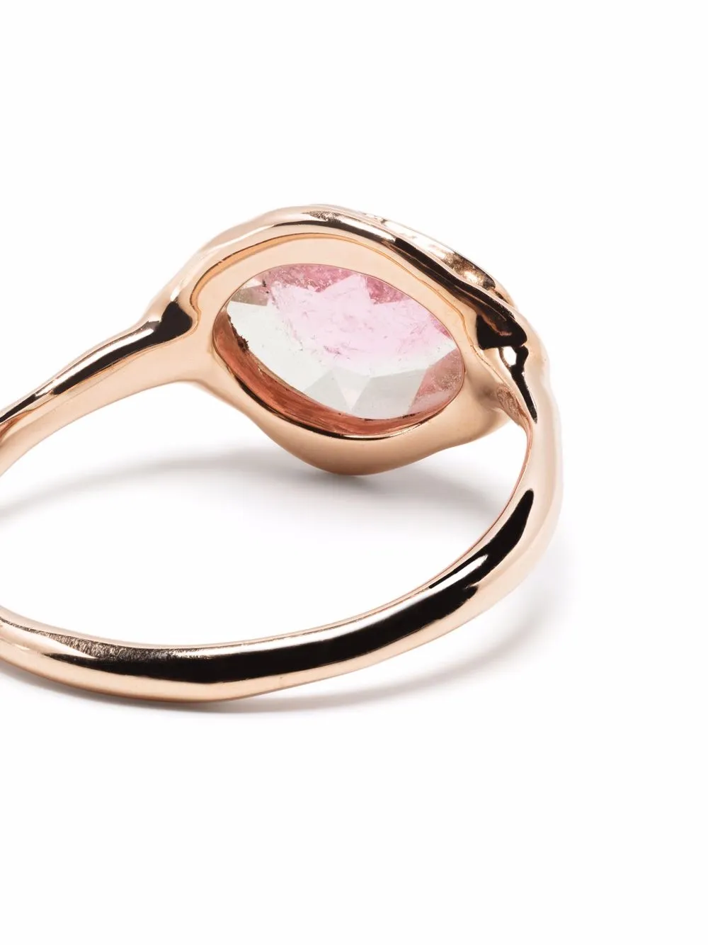фото Sirciam кольцо seeing eye из розового золота с турмалином и бриллиантами