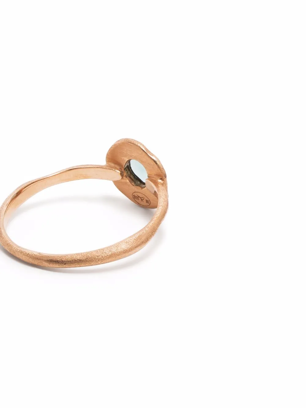 фото Sirciam кольцо seeing eye из розового золота с турмалином и бриллиантами