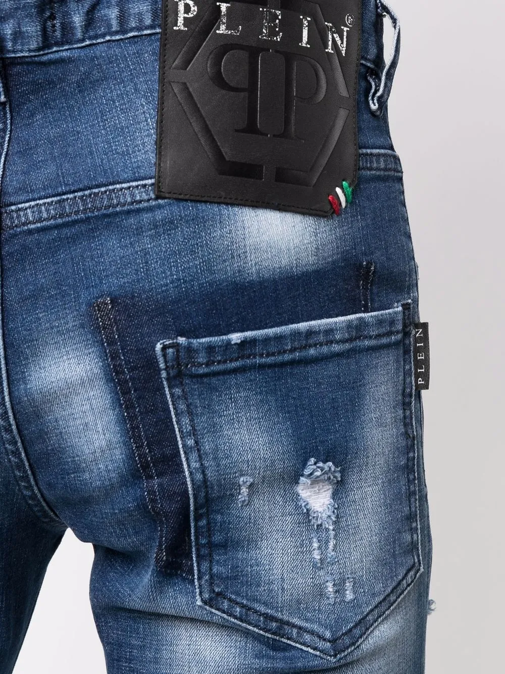 фото Philipp plein джинсы скинни с прорезями