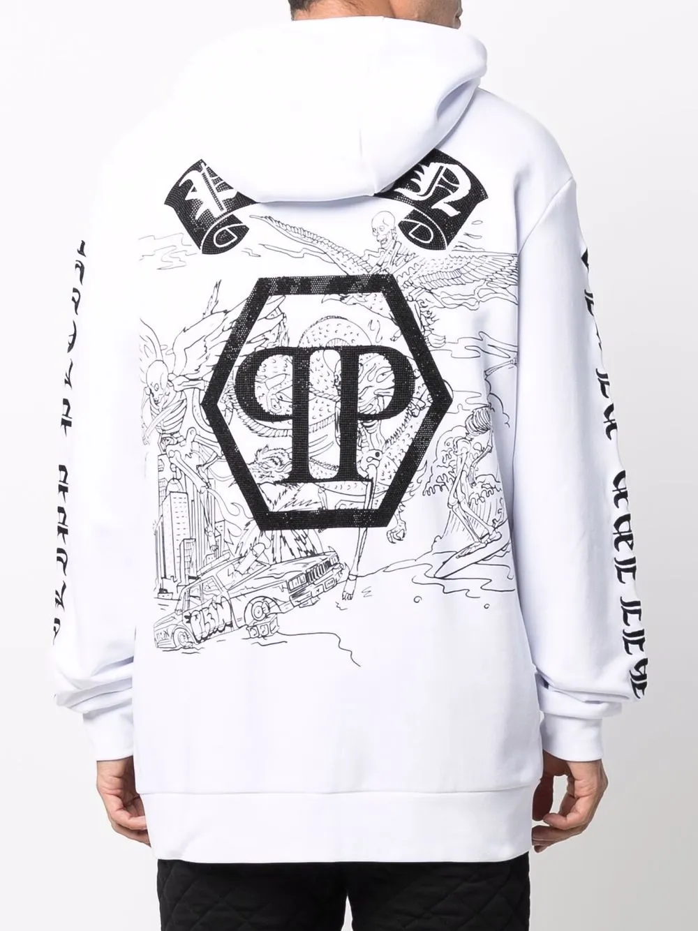 фото Philipp plein худи с вышивкой