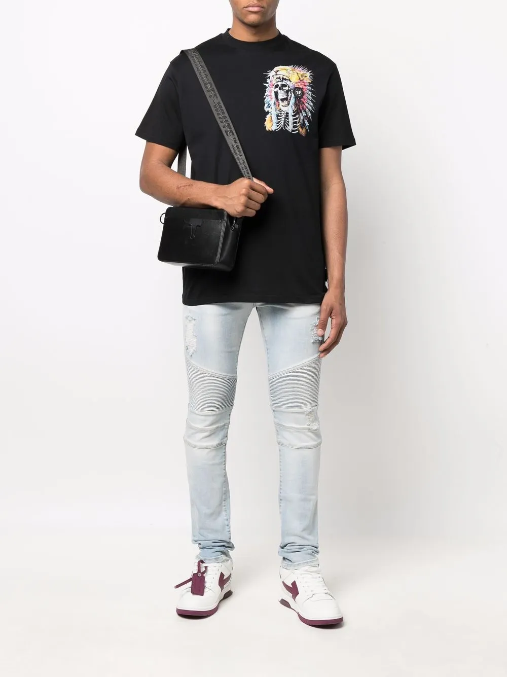 фото Philipp plein футболка navajo с принтом