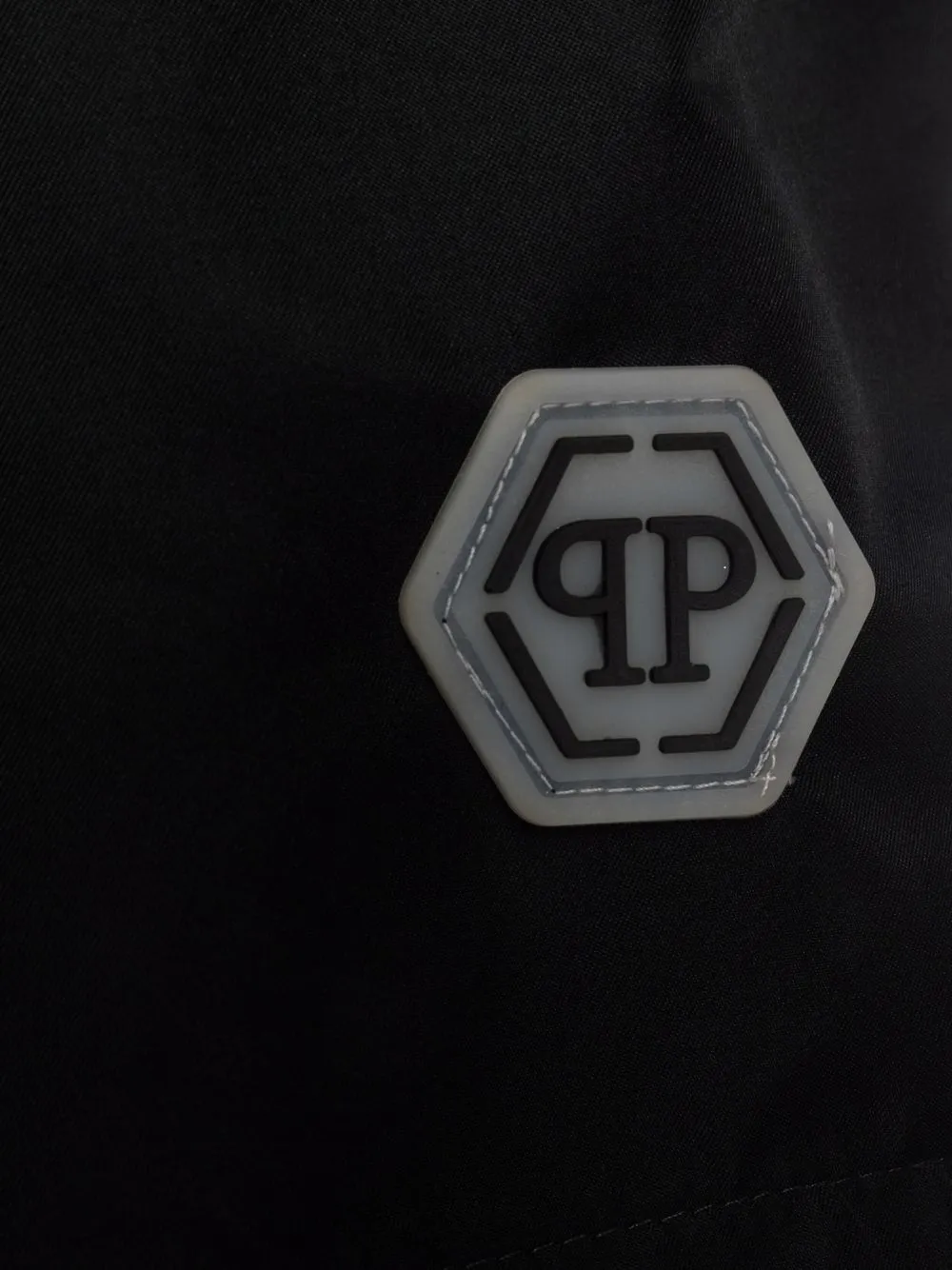 фото Philipp plein плавки-шорты с логотипом hexagon