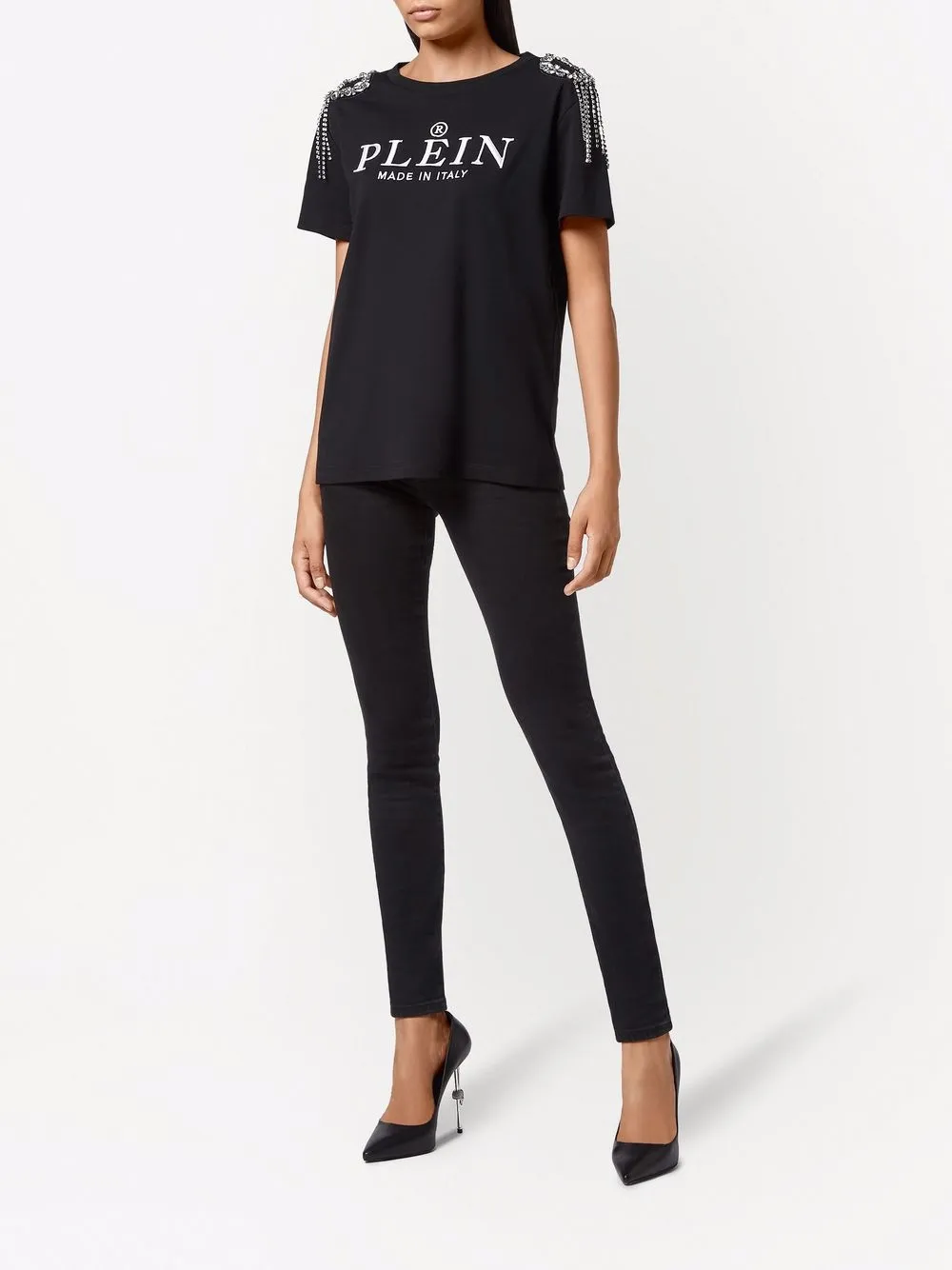 фото Philipp plein футболка с кристаллами