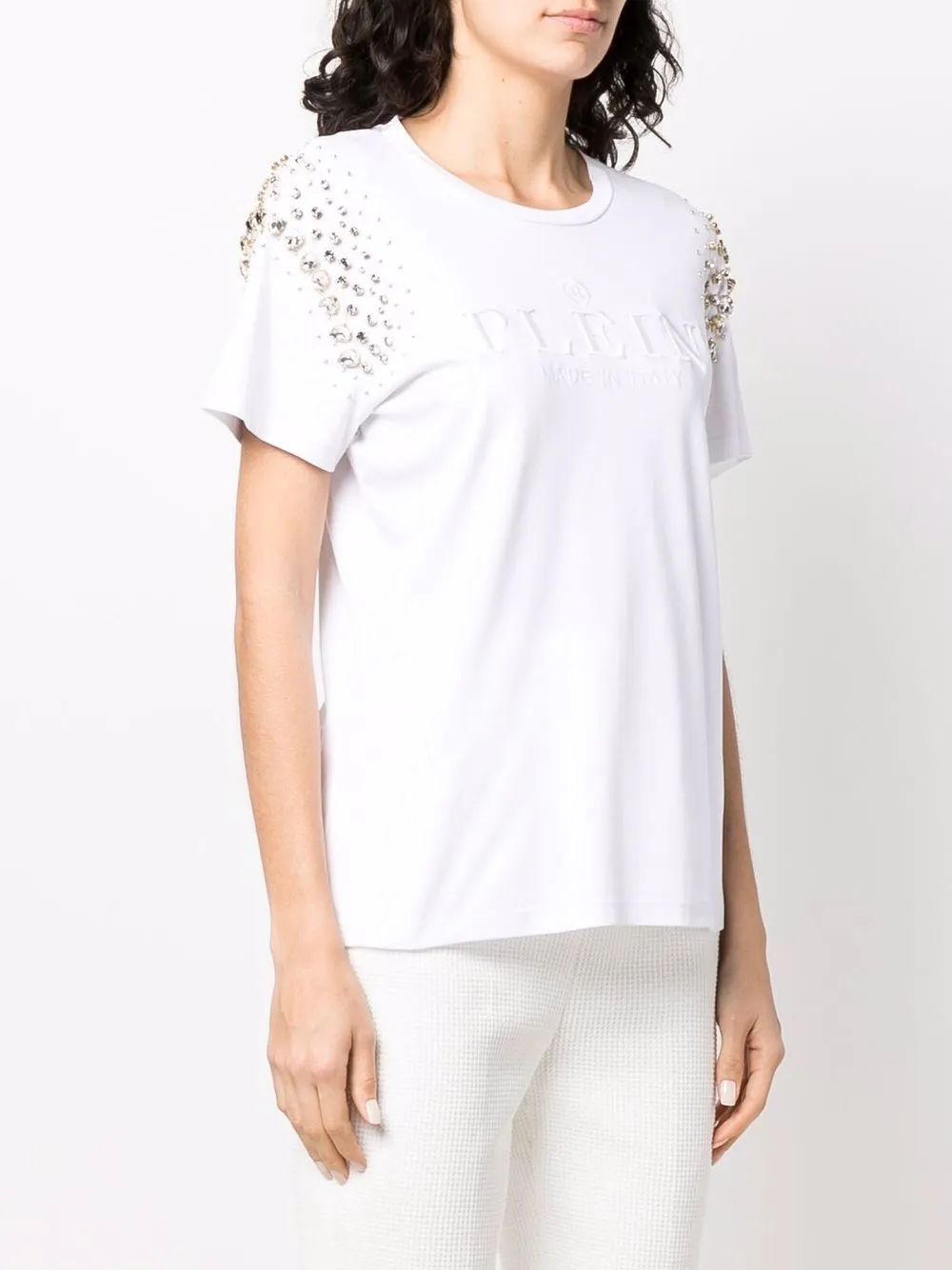 фото Philipp plein футболка crystal iconic plein