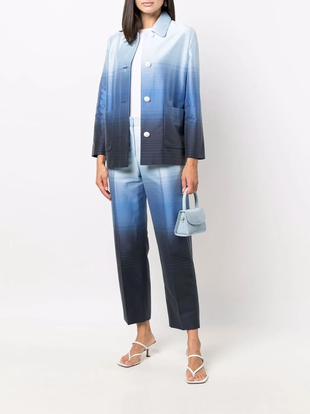 фото Boutique moschino куртка с эффектом омбре