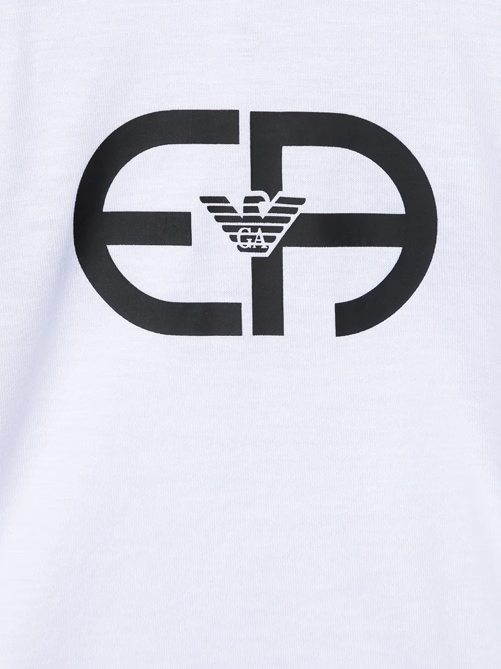 фото Emporio armani kids футболка с длинными рукавами и логотипом