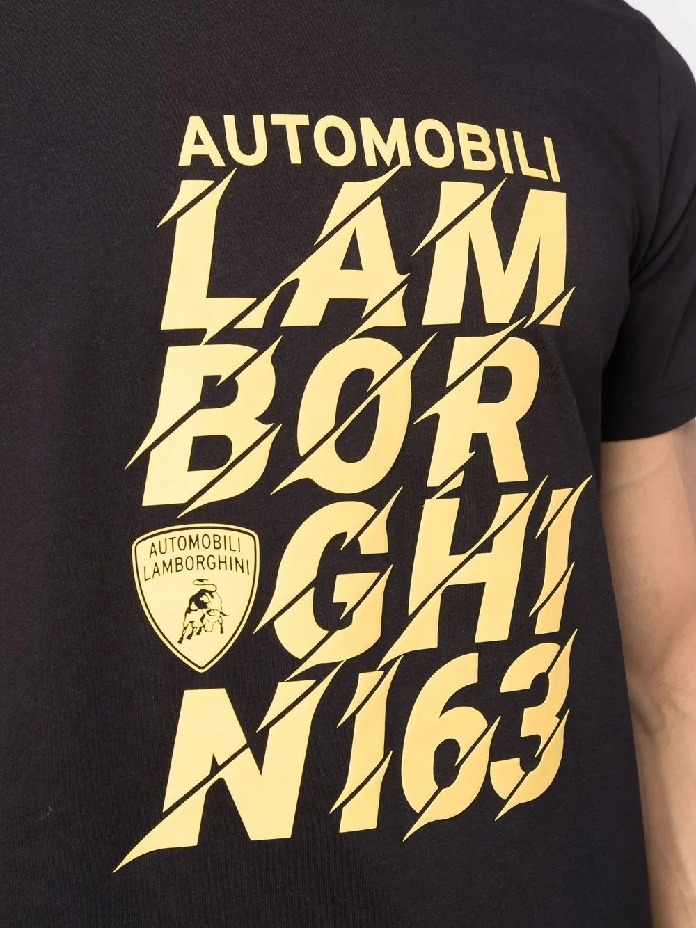 фото Automobili lamborghini футболка с логотипом