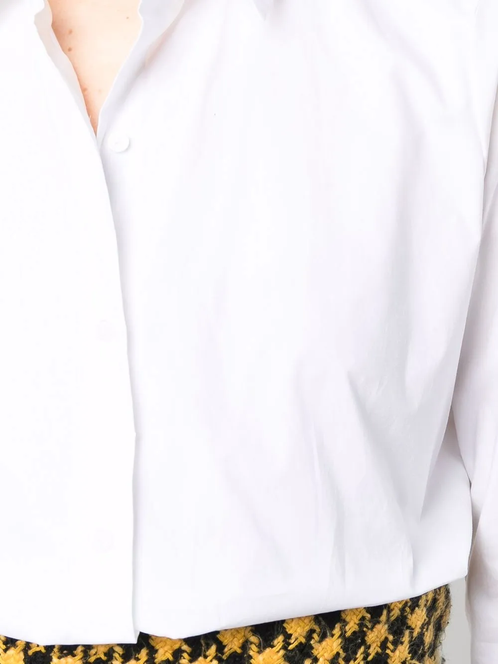 фото Dkny pure рубашка узкого кроя с длинными рукавами