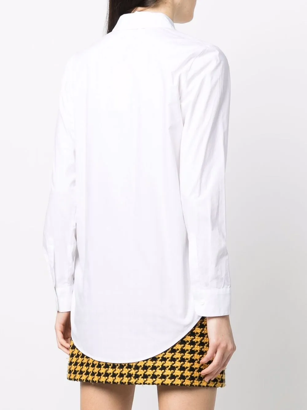 фото Dkny pure рубашка узкого кроя с длинными рукавами