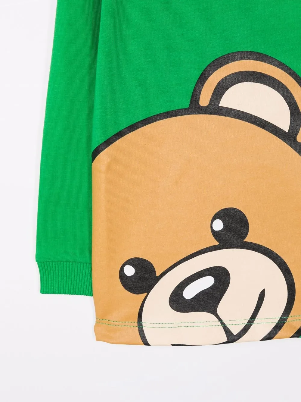 фото Moschino kids футболка с длинными рукавами и логотипом