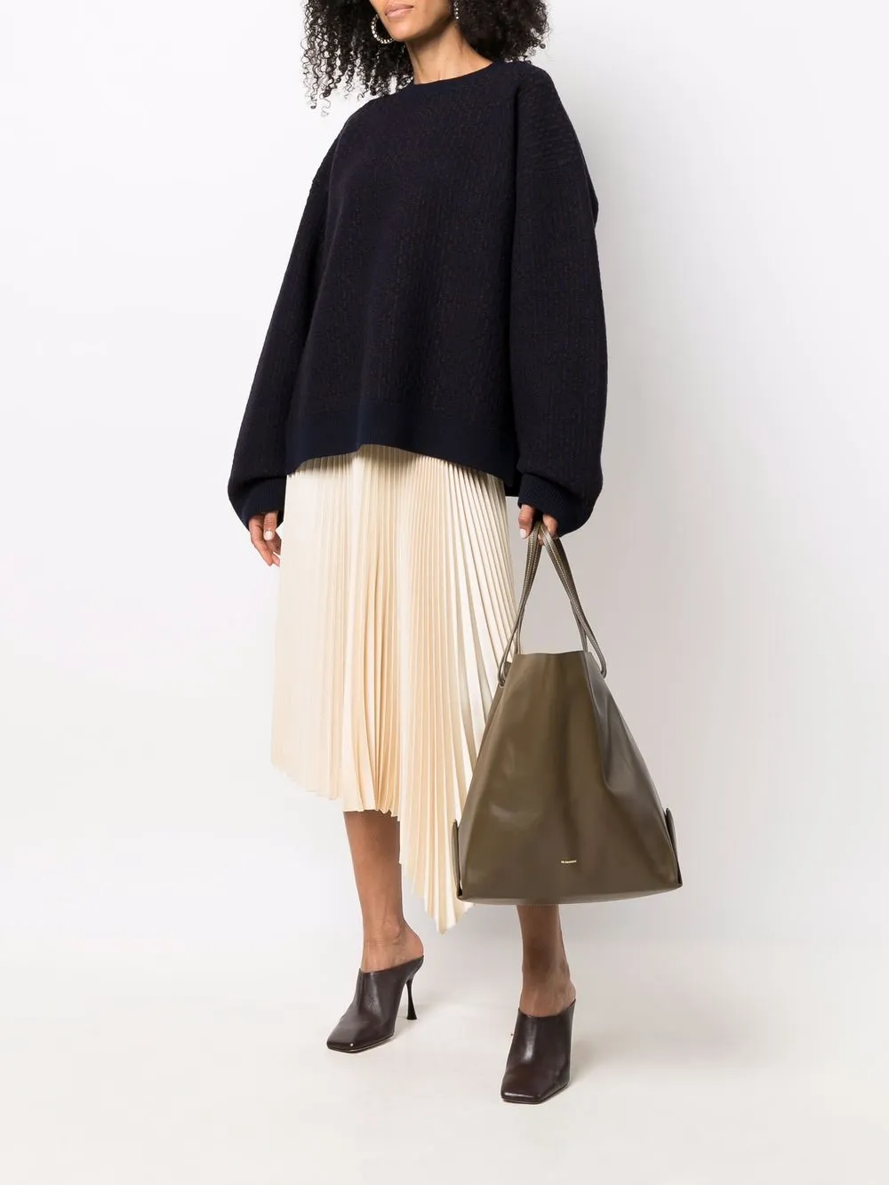 фото Jil sander сумка-тоут с логотипом