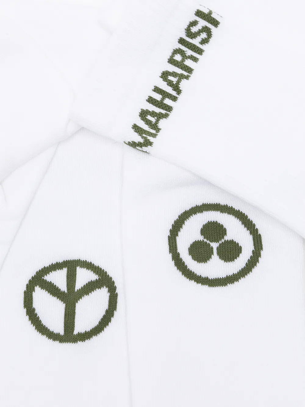 фото Maharishi комплект из трех пар носков с логотипом