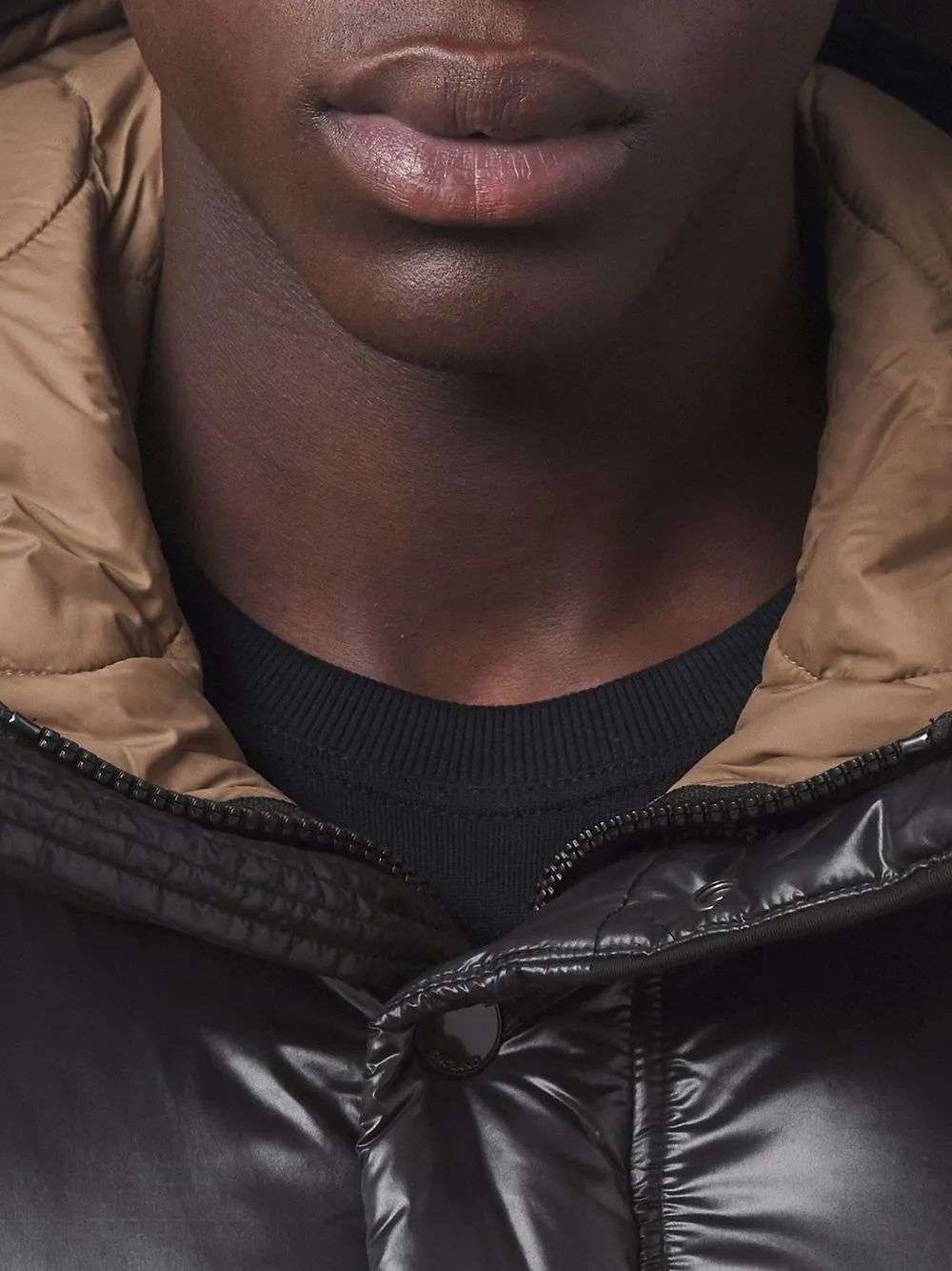фото Burberry пуховик re:down® с капюшоном
