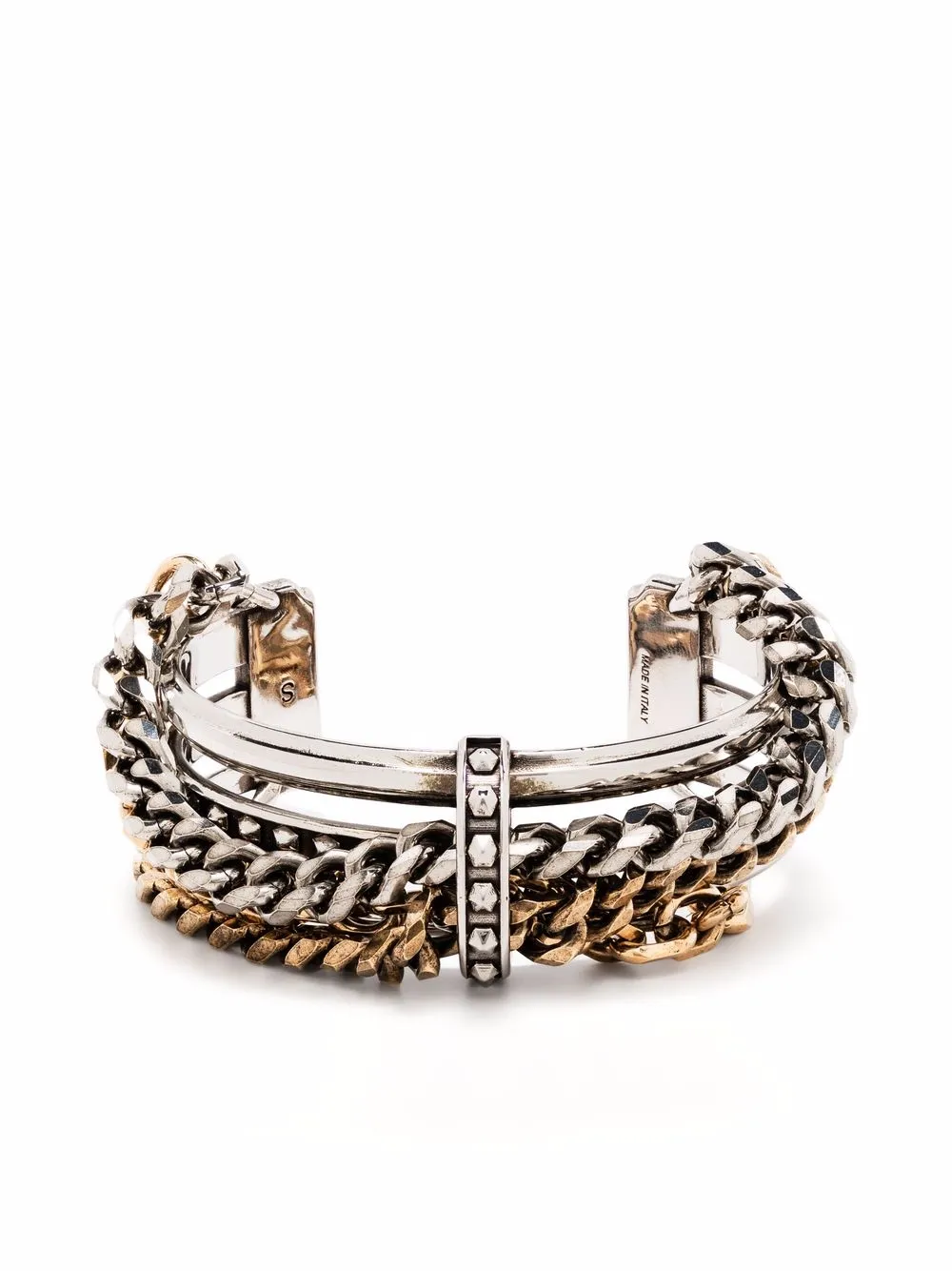 фото Alexander mcqueen браслет-кафф с цепочками