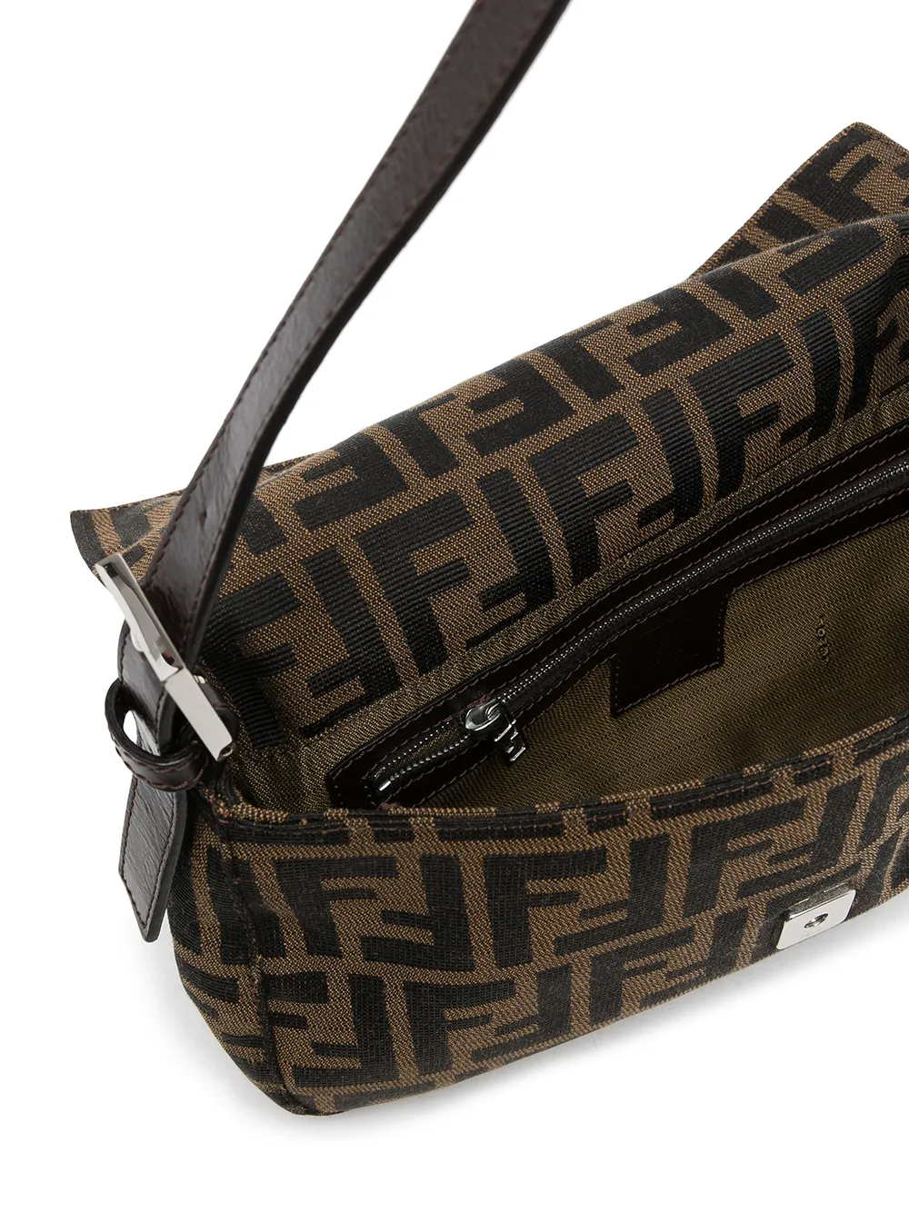 фото Fendi pre-owned сумка baguette 1990-х годов с узором zucca