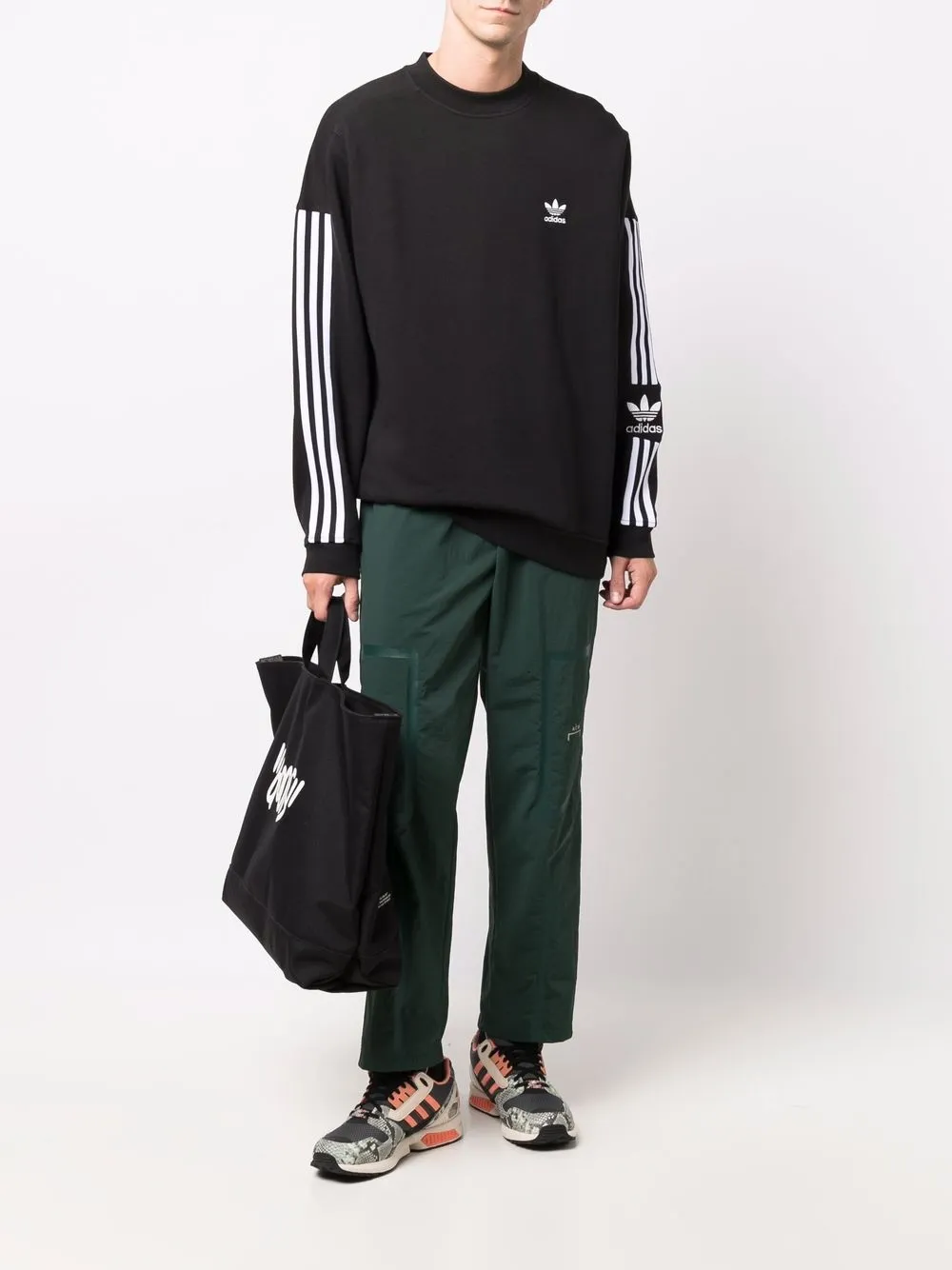 фото Adidas толстовка с принтом trefoil