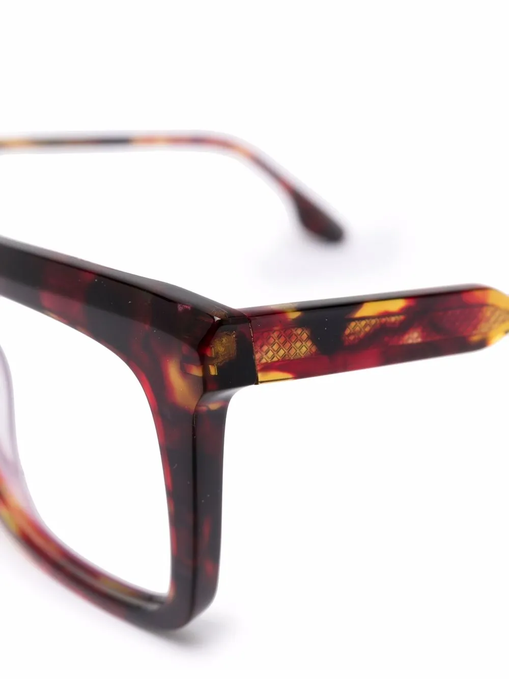 фото Victoria beckham eyewear очки в квадратной оправе черепаховой расцветки