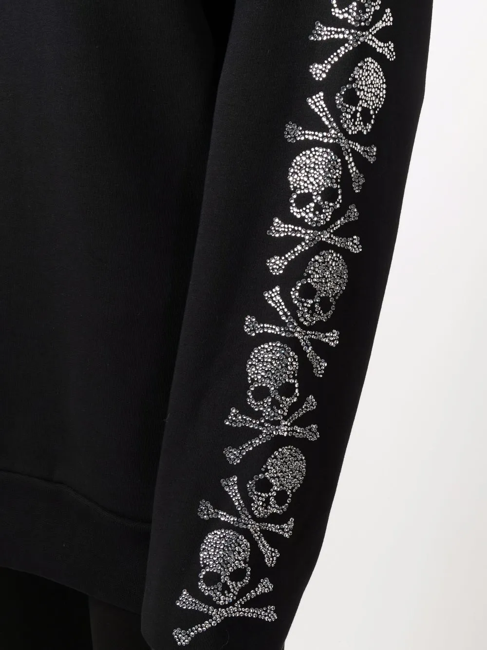 фото Philipp plein толстовка с декором skull из кристаллов