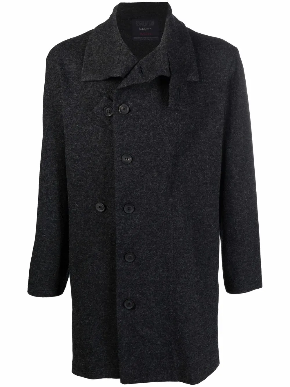 фото Yohji yamamoto двубортное пальто