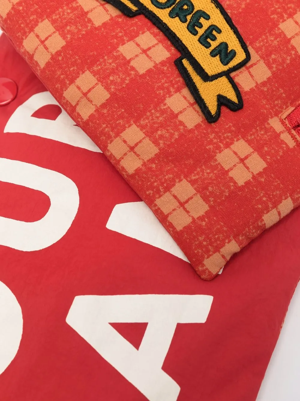 фото Jellymallow шарф с вышитой надписью