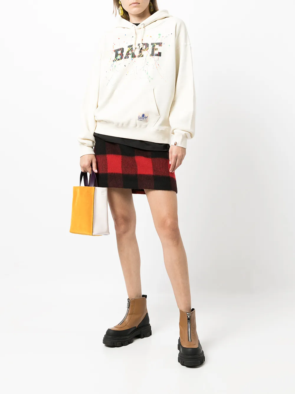 фото A bathing ape® худи с логотипом